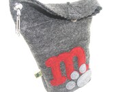 Poop Bag Monogrammed Little Leash Bag  Paw Print