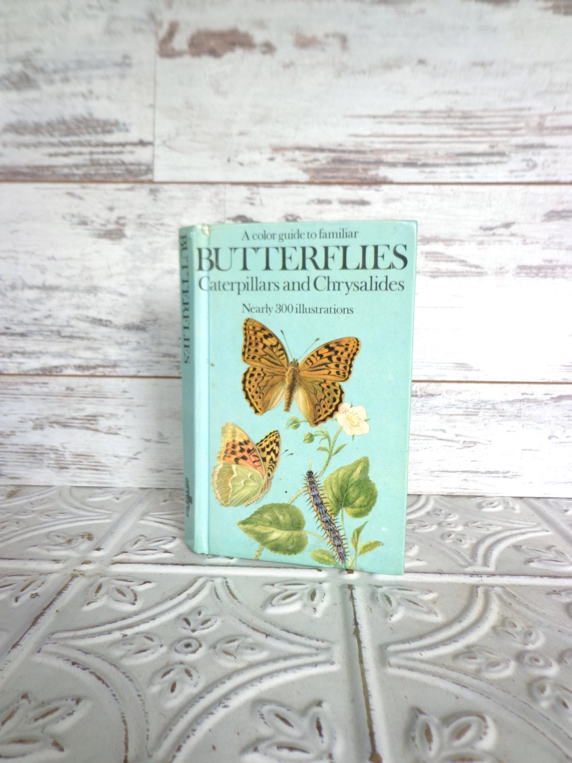 Butterflies Vintage Book 1973 Octopus Books, Tiffany Blue Cover Butterfly