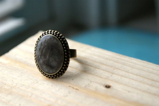 Custom pet memorial ring with fur or ashes