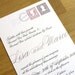 Calligraphy Wedding Invitation - 'Love Letter' Design - One Sample