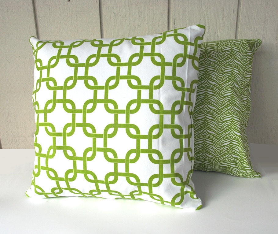 SALE - Ready to Ship - Set of TWO 18 Inch Pillow Covers