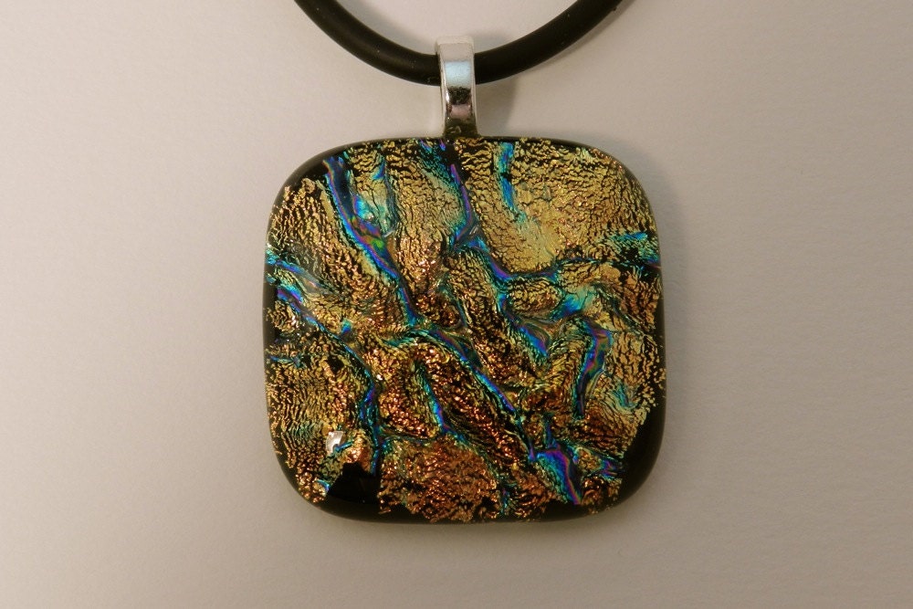 Dichroic Glass Pendant 7