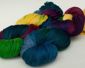 Free to Be on Blue-Faced Leicester/nylon sock yarn, 4 oz