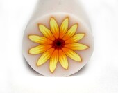 Yellow Daisy polymer clay flower cane