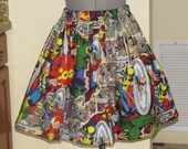Womens Marvel Skirt -Full Gathered Skirt -Full of Twirl Flounce - Ready to ship