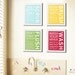 Bathroom art prints. Bathroom Rules. Kids bathroom wall quotes. Wash Brush Floss Flush. Typography. Set of 6- 8x10 prints by WallFry