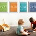 Baby nursery decor. Nursery art, nursery wall art, nursery prints. Inspirational prints for kids. Children art 4- 11x14 prints by WallFry