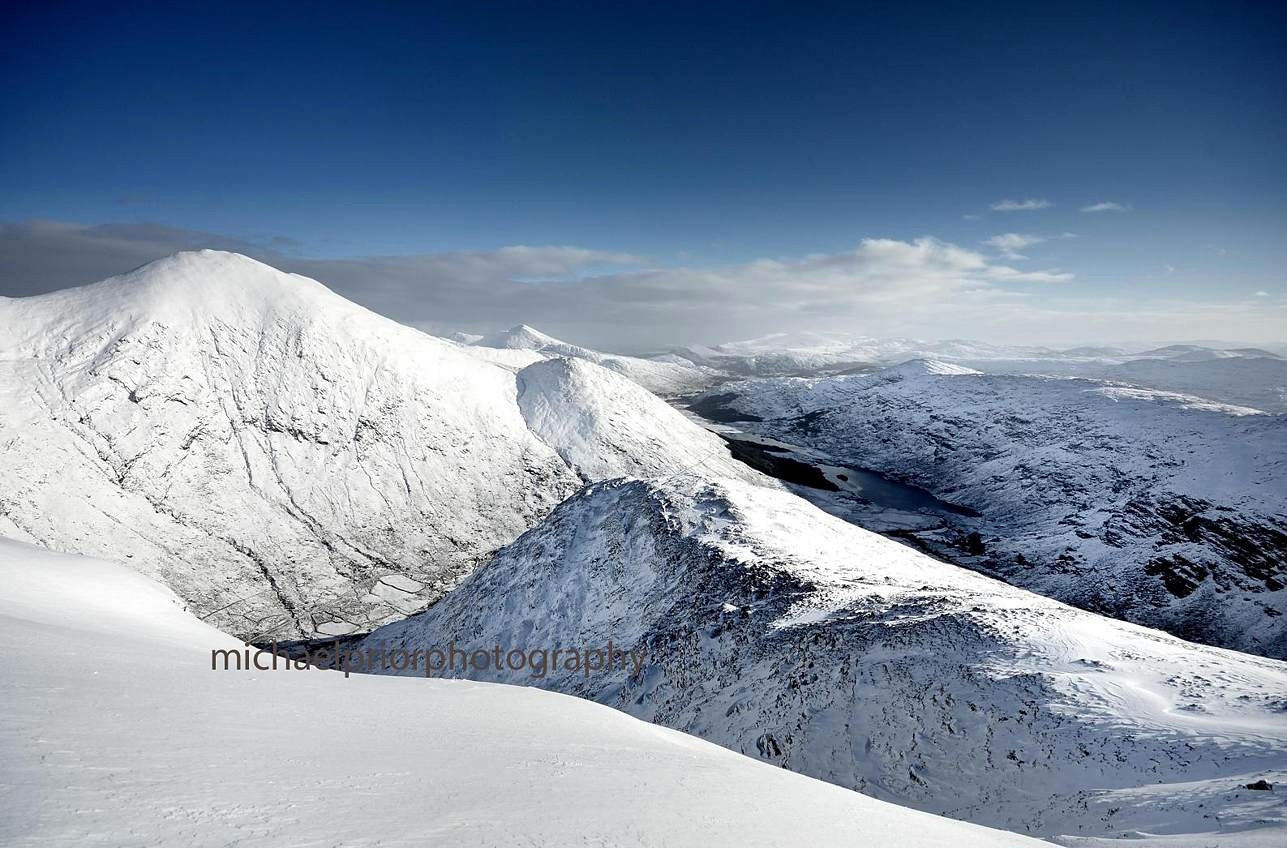kerry mountains  under snow
