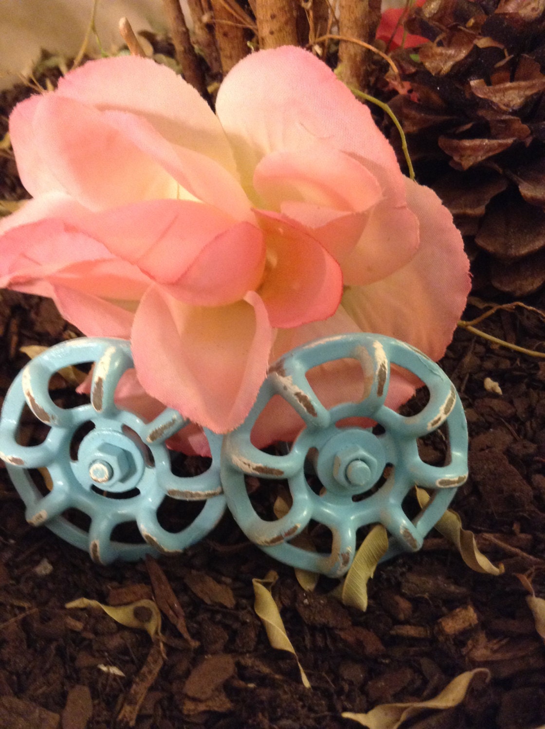 Knobs, Shabby Chic Knobs, Water Spicket Style Knobs