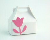 Jewelry Gift Wrap Box - Box for Rings - Flowers, Pink, Baby Pink, Pastel, Soft, Romantic, White, Favor, Holiday, Kids, Mini Box, Cute