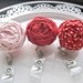 retractable id Fabric flower lanyard badge reel women accessories