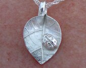 Ladybug & Leaf Necklace