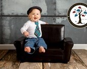 Baby Boy Tie Onesie. Tie Suspenders look is in.  Mustache party ideas. Any Tie on Any Size Onesie. Gray and Yellow Damask, Teal Plaid