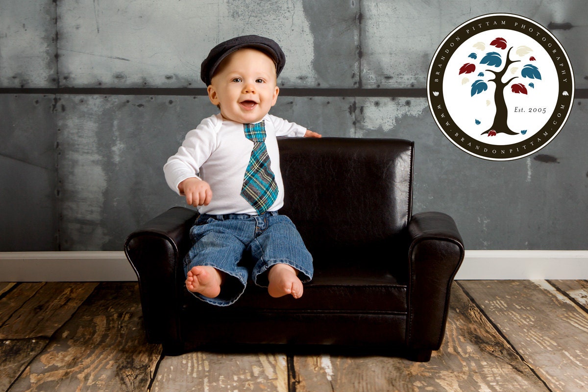 Baby Boy Tie Onesie. Tie Suspenders look is in. Mustache party ideas. Any Tie on Any Size Onesie. Gray and Yellow Damask, Teal Plaid