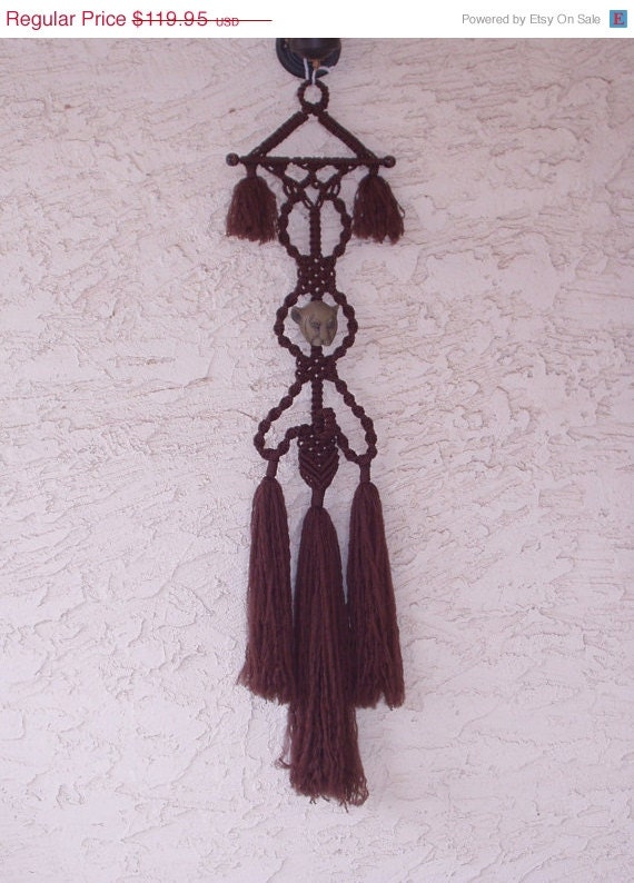Spring into Spring Macrame Wall Hanging (Safari)