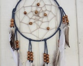 Spring into Spring Macrame Dream Catcher (Wedgewood Blue))