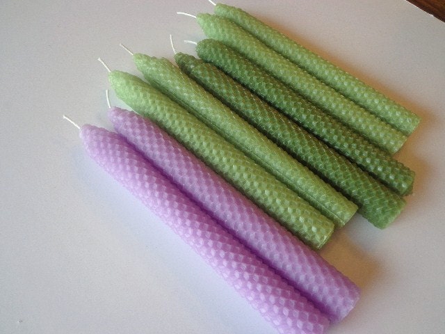 Spring Beeswax Tapers
