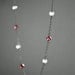 GARNET MOON - moonstone garnet station necklace