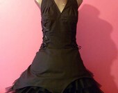 Black pin-up dress