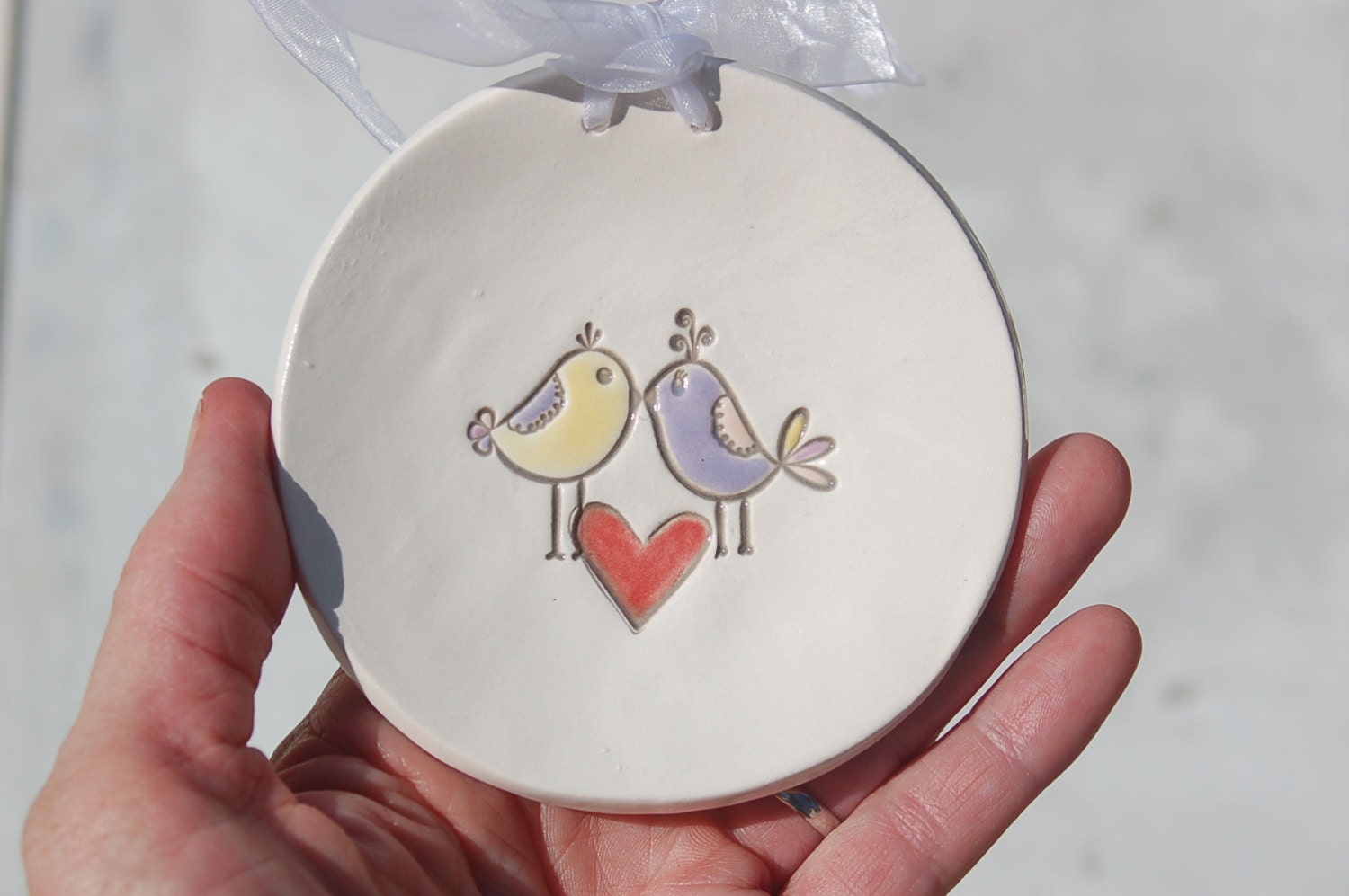 Wedding birds  Dish