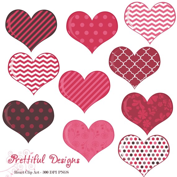 50% OFF SALE Valentine Heart Clip Art - Be My Valentine (506) Il_570xn