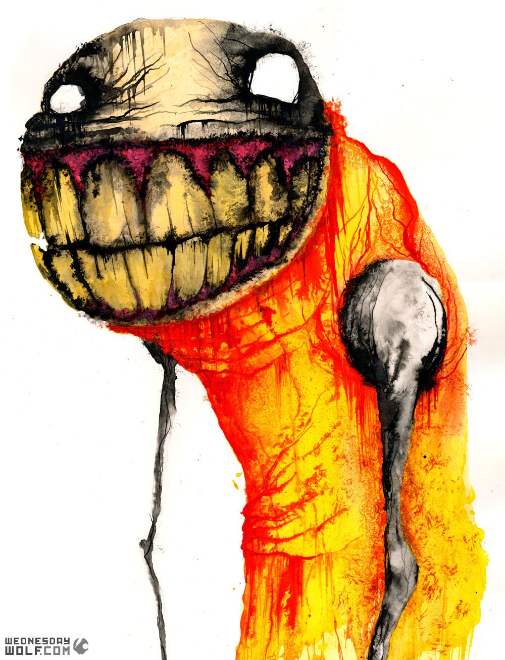 Cyanide - Matte Print - 8"x11"