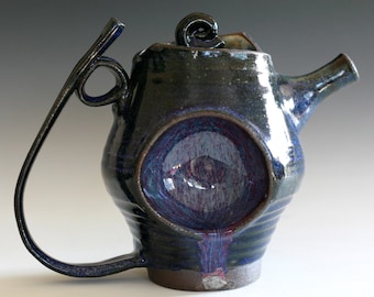 Handmade Stoneware Teapot, Ceramic Teapot