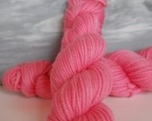 Pink Bubble Gum:  Black Hawk Bulky, SW Merino  1293