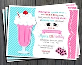 50's Birthday Invitation - FREE Thank You Card included Il_170x135