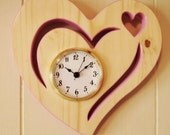 Pine Fretwork Wall Clock