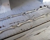 Mens Necklace Silver Bones