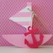 Pink Sailboat for Girls  - Nautical decor