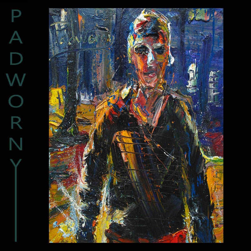 Oil Paint on Gallery Wrapped Stretched Canvas 24 by 18 by 3/4 in./ Original Oil Painting Large Happy Art Realism Portrait Odd Abstract