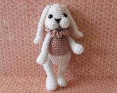 Crochet Bunny Amigurumi Stuffed Plush Animal Peppy McBunny the Rabbit