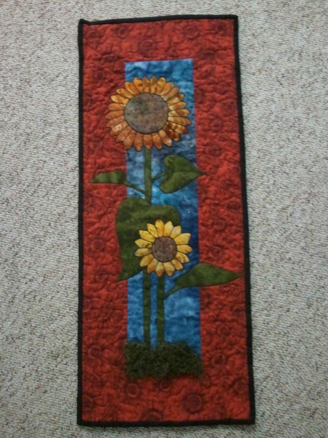 Sunflowers Art Quilt