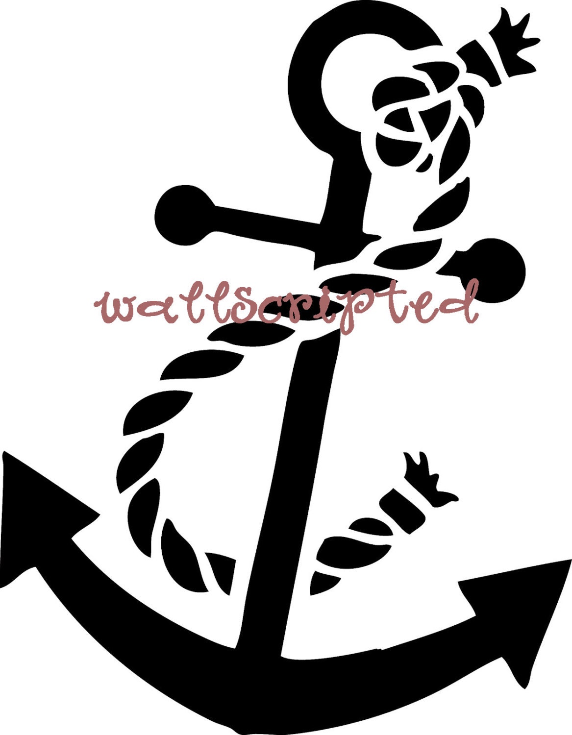 Anchor Vinyl Decal (5 inches wide)