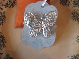 ButterFly Season Large Silver tone Beautiful Brooch Stunning