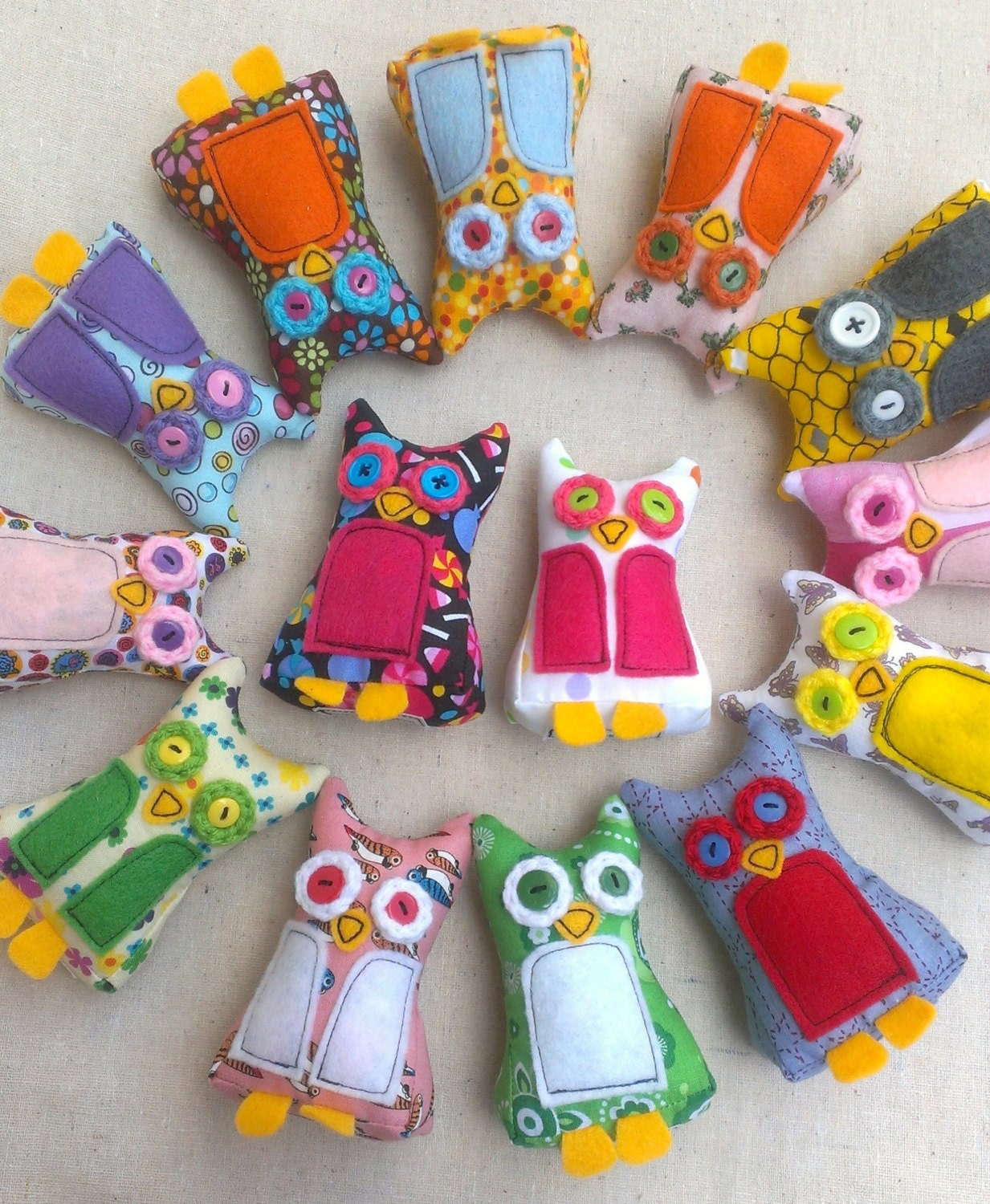 Mini Plush Wacky Owls