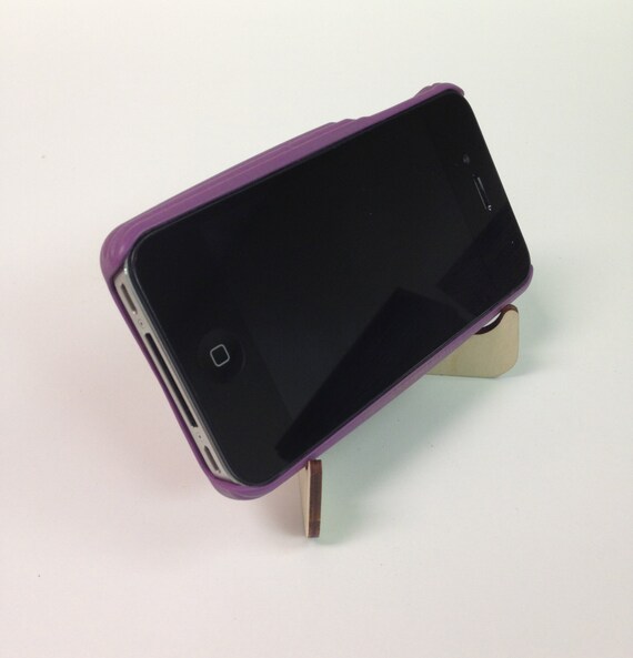 Wooden Laser Cut iPhone Stand by UrbanTimberWoodworks on Etsy