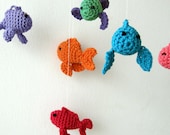 Crochet Kit, with amigurumi fish pattern
