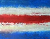 NEW SIZE - 16 x 20 - Nautical Flag Painting - C - yes