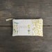 yellow bridesmaid clutch, personalized floral purse, gift for bridesmaid, summer wedding, MADE TO ORDER by mamableudesigns on etsy