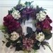 Hydrangea Wreath, Spring Wreath, Summer Wreath, Door Wreath, Wreath