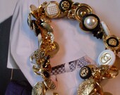 High Fashion Couture Button Necklace  LJO Collection Jewelry  We Ship Internationally