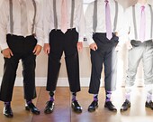 You Choose the fabric-Men's Custom Suspender and Bow Tie set