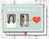 Old School Photo Save the Date - Personalized 4x6 Postcard - CUSTOMIZE Color & Content - Set of 25