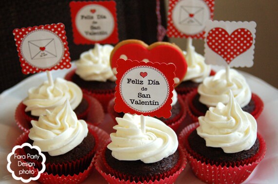 Printable Valentine's Collection- PS I love you- 2 inches squares and Labels Set by Fara Party Design Il_570xn
