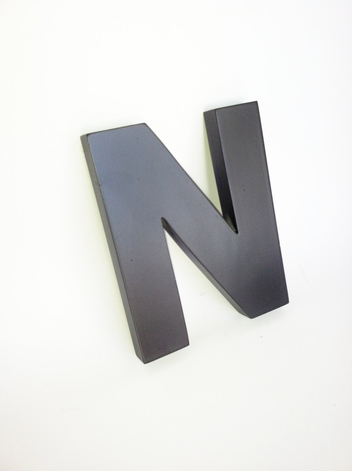 Letter N Alphabet Black