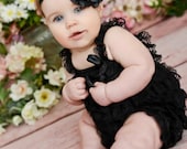 Girl petti romper,black petti lace romper,black petti lace romper,lace romper. MANY COLORS