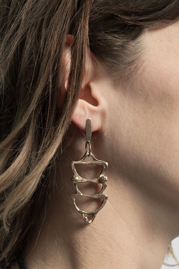 Bronze Golden Gate Earrings